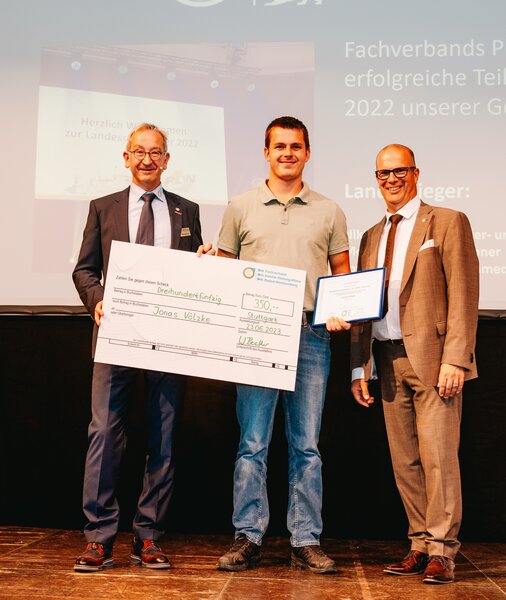 Fachverband ehrt Berufsnachwuchs: Anlagenmechaniker aus Winterbach ist landesweit der Beste