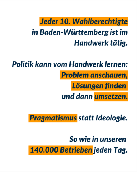 Social-Media-Kampagne: Mit dem Handwerk gewinnt man Wahlen!