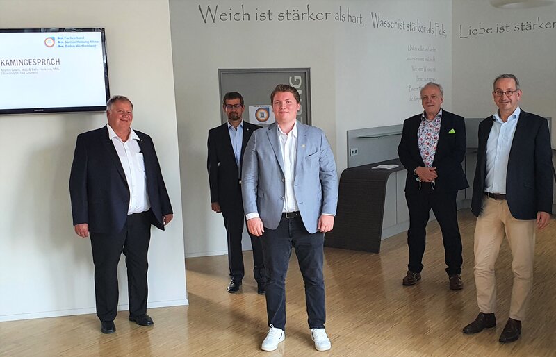 “Kamingespräch” mit Martin Grath und Felix Herkens von der Grünen-Fraktion Baden-Württemberg